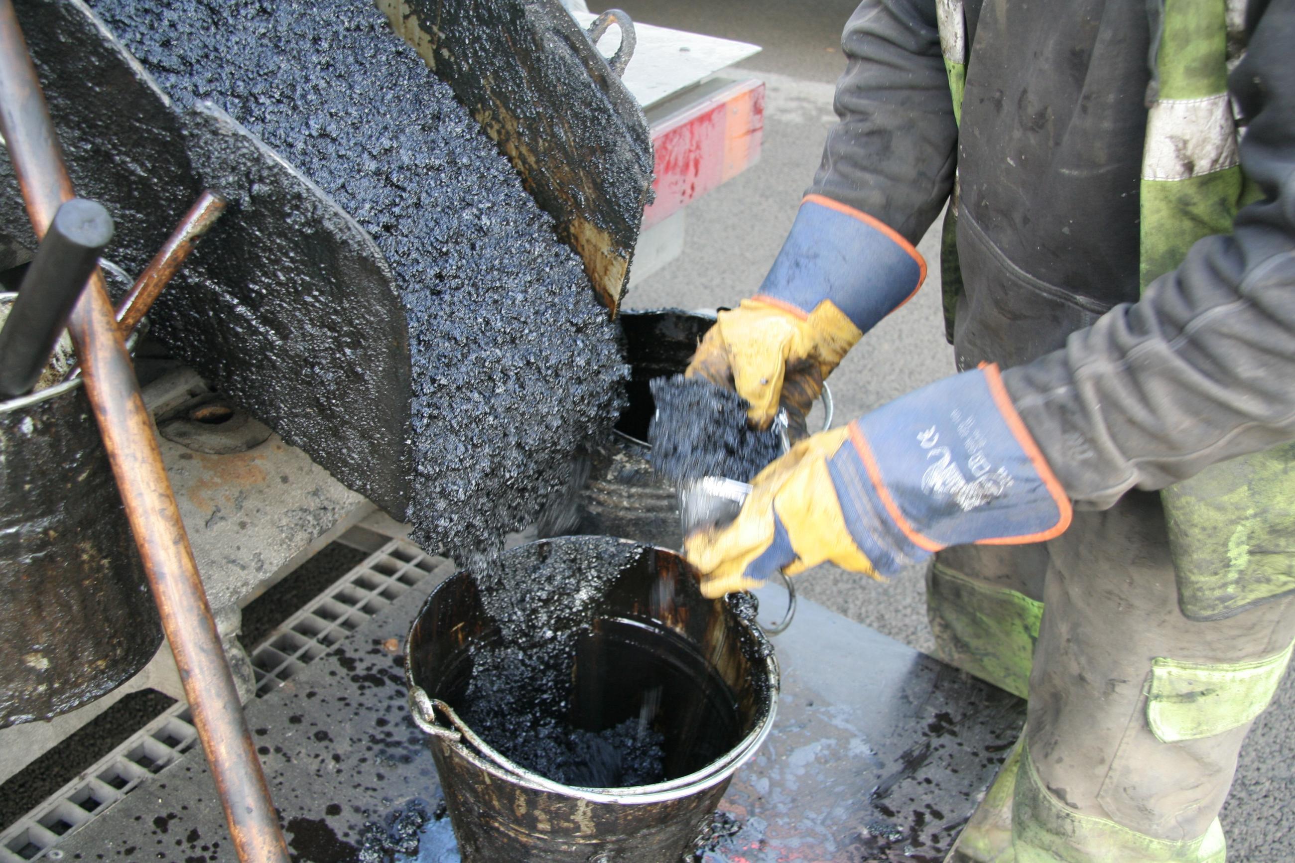 Waterdichte bedekkingen in gietasfalt